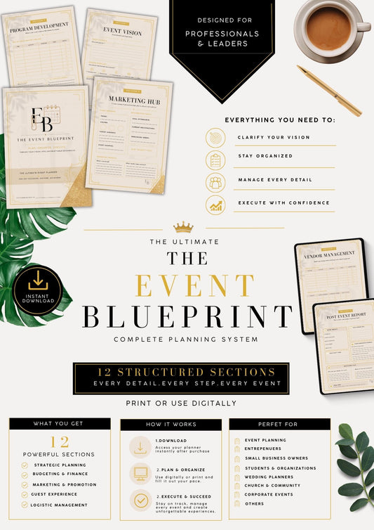 The Event Blueprint - Digital Event Planner